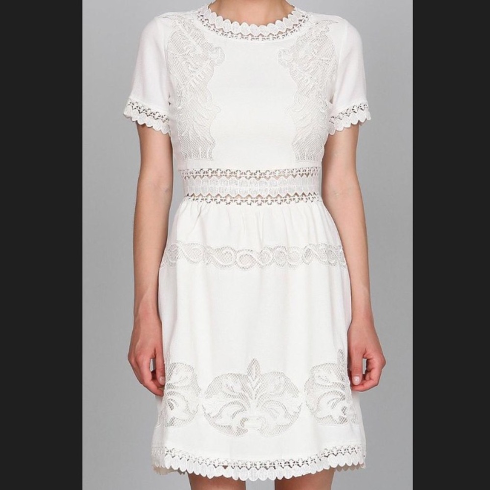 Ark & Co Crochet Lace Cutout Dress